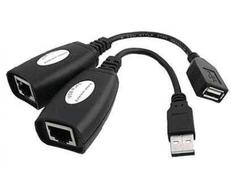USB удлинитель (LAN)  (Позволяет подключать USB устройства к компьютеру при помощи кабеля UTP/FTP на расстоянии до 60 меторв)