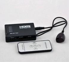 Делитель HDMI  1/5 (с ИК ПДУ) (HDMI 1.3b, HDCP, 1080P, Audio LPCM & DTS Dolby Digital)