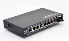 Медиаконвертер 6108FE-25 8POE+1DUAL FIBER, 10/100M, IEEE 802.3AF