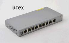U-TEX P1-SW0801-TP120 (8-портовый неуправляемый POE коммутатор.POE 8 портов — 10/100Mbps Ethernet;Uplink 1 порт — 10/100Mbps)