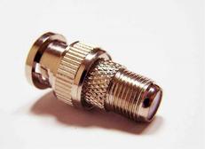 Штекер BNC металлический, под F накрутку