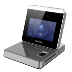 Hikvision DS-K1F600-D6E-F Терминал для сбора и ввода в базу биометрических и идентификационных данных с глубинным обучением