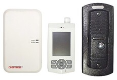 Видеодомофон с вызывной панелью Fortress W328C беспроводной комплект домофоной системы