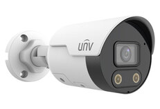 5 Mp Camera IP Uniview IPC2125SB-ADF28KMC-I0, Ultra 265, 2.8mm, IR30m, Lumină de alarmă, Microfon, Difuzor, MicroSD, POE, IP67