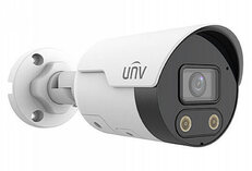 8 Mp Camera IP Uniview IPC2128SB-ADF28KMC-I0, Ultra 265, 2.8mm, IR30m, Lumină de alarmă, Microfon, Difuzor, MicroSD, POE, IP67