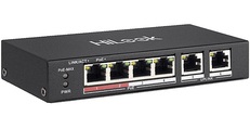 Switch HiLook NS-0106P-35 4 porturi PoE + 100Mbps, 250 de metri